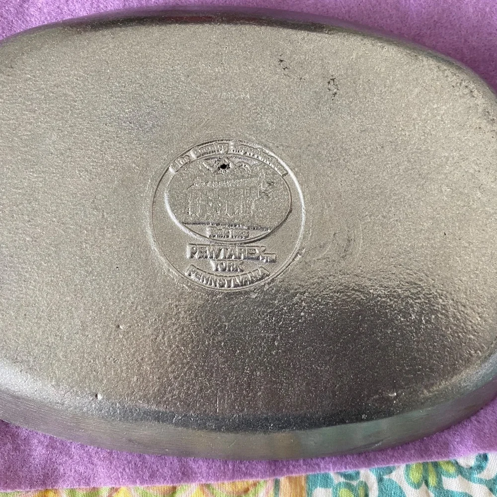 Vintage Pewtarex York Pennsylvania Prayer Message Pewter Platter Tray